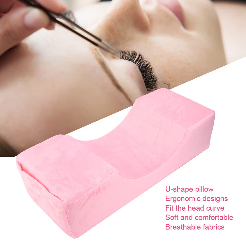 Pink eyelash pillow sale