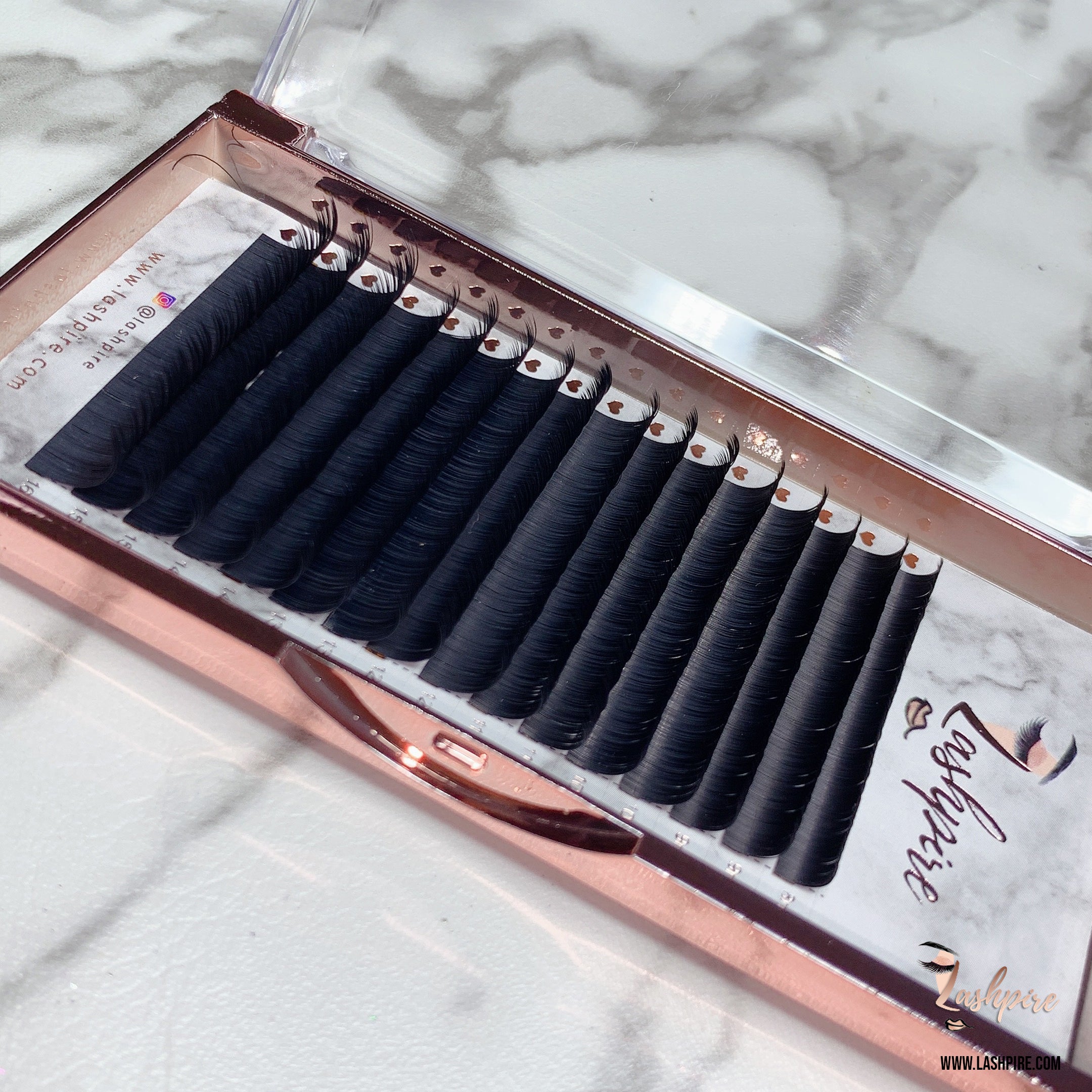 C CURL 0.15mm MIX LENGTH Lash Tray - Lashpire