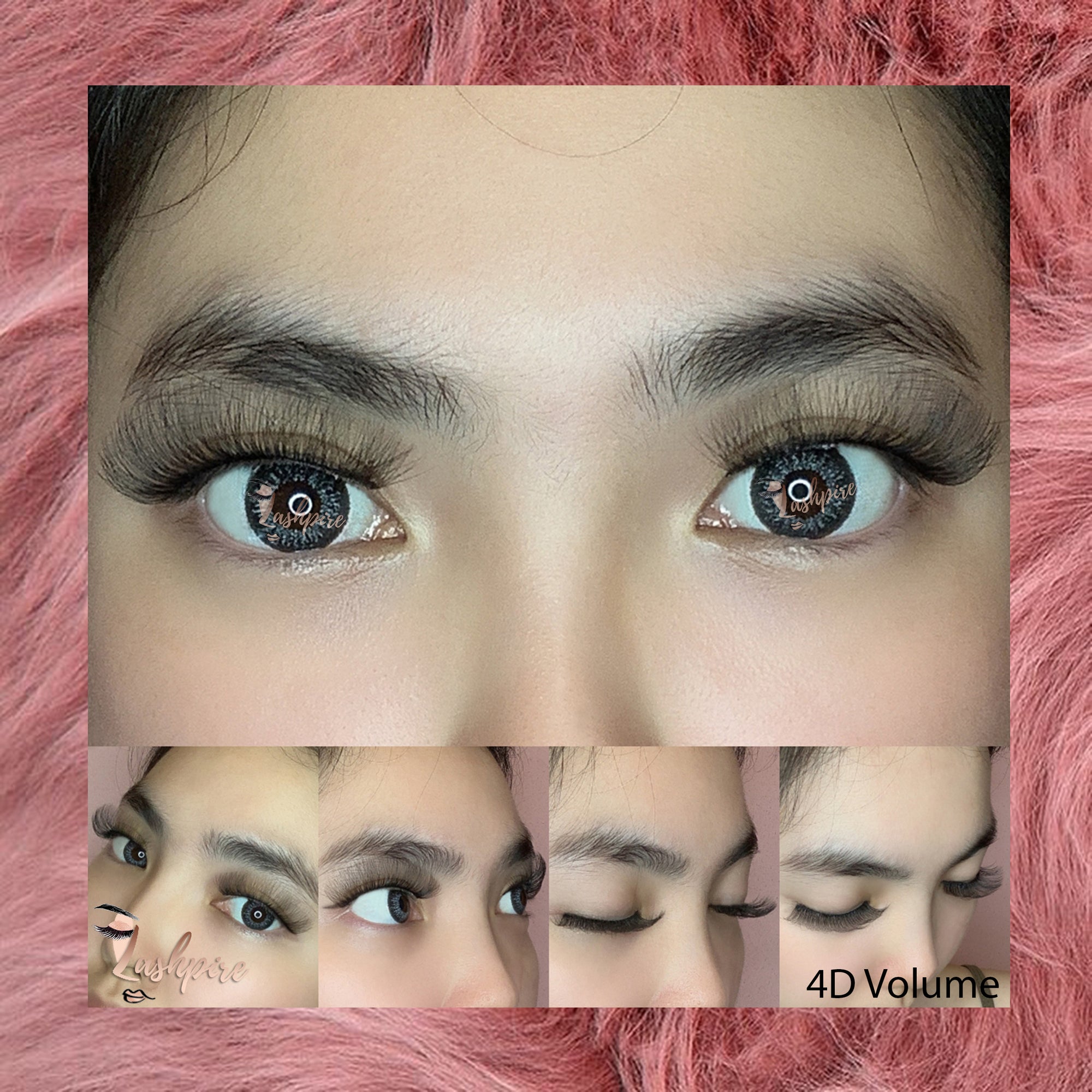 LASHPIRE® Custom Handmade Strip Lashes | 4D Volume - D Curl - Lashpire