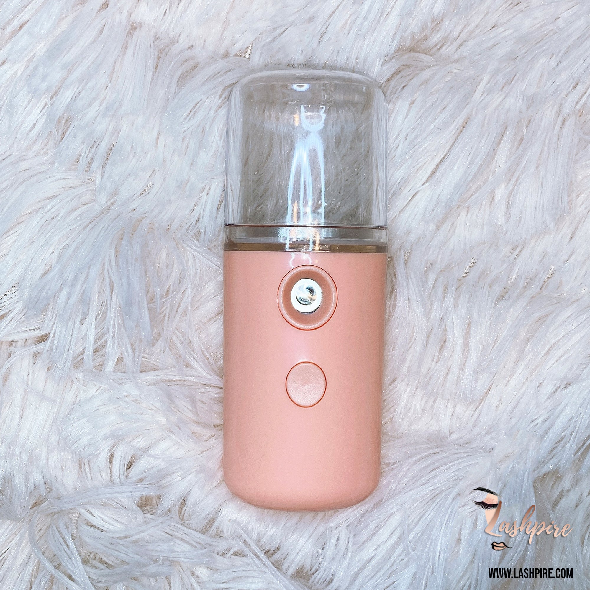 Electronic Nanomister Atomizer Humidifier Handy Facial Sprayer - Pink - Lashpire