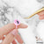 Pink Heart Shaped Smart Glue Ring Holder Easy Fan