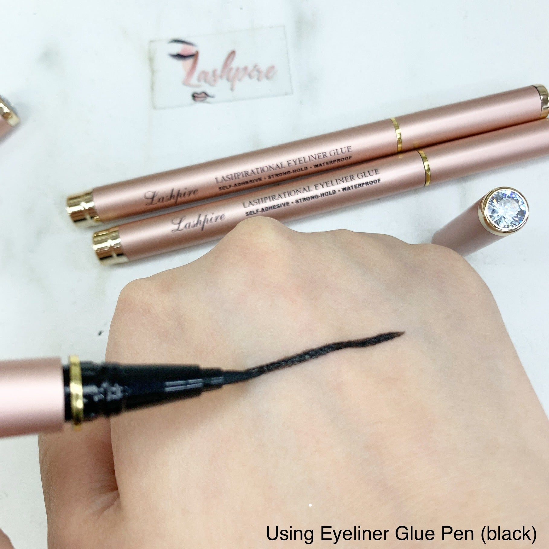 LASHPIRE® Lashpirational DUO-2 Eyeliner Lash Glue Adhesive Pen Bundle