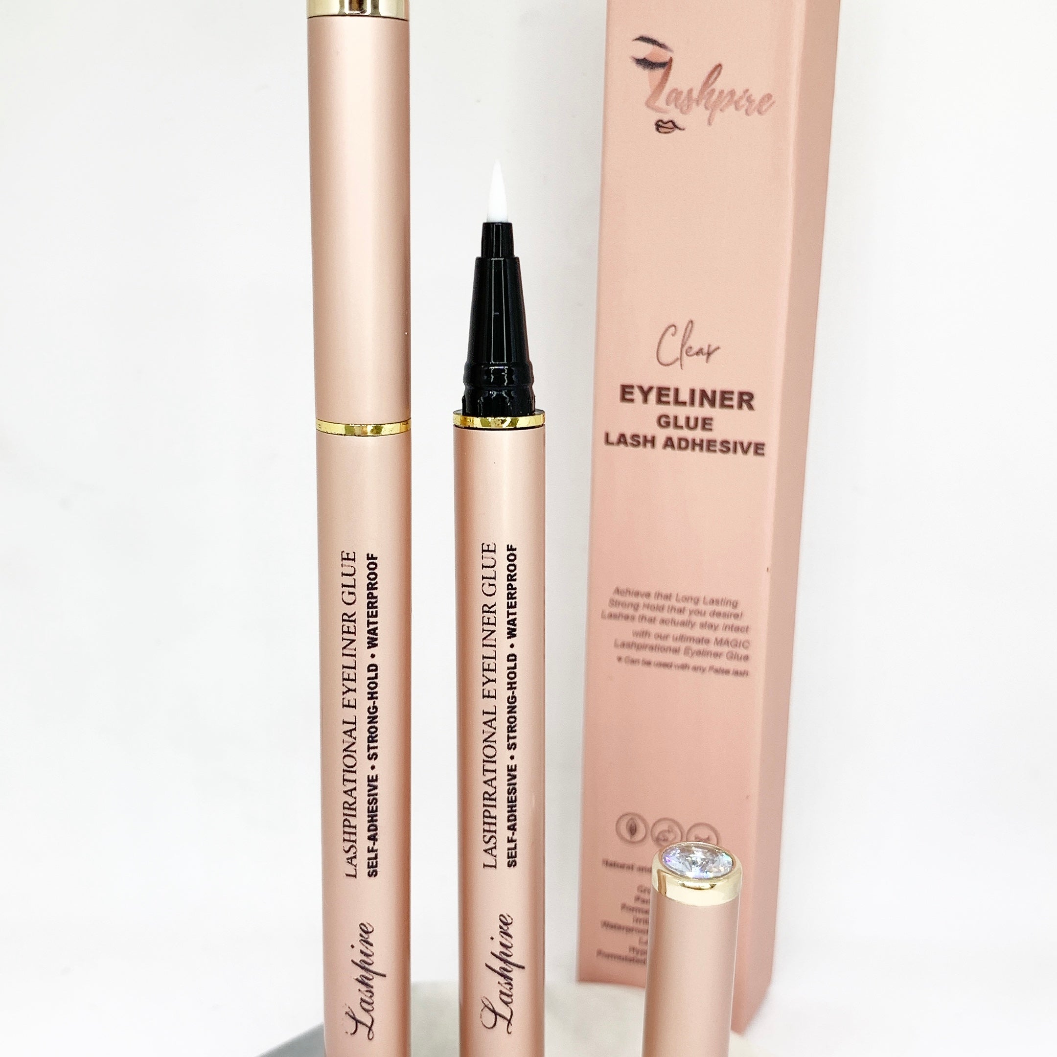 LASHPIRE® Lashpirational DUO-2 Eyeliner Lash Glue Adhesive Pen Bundle