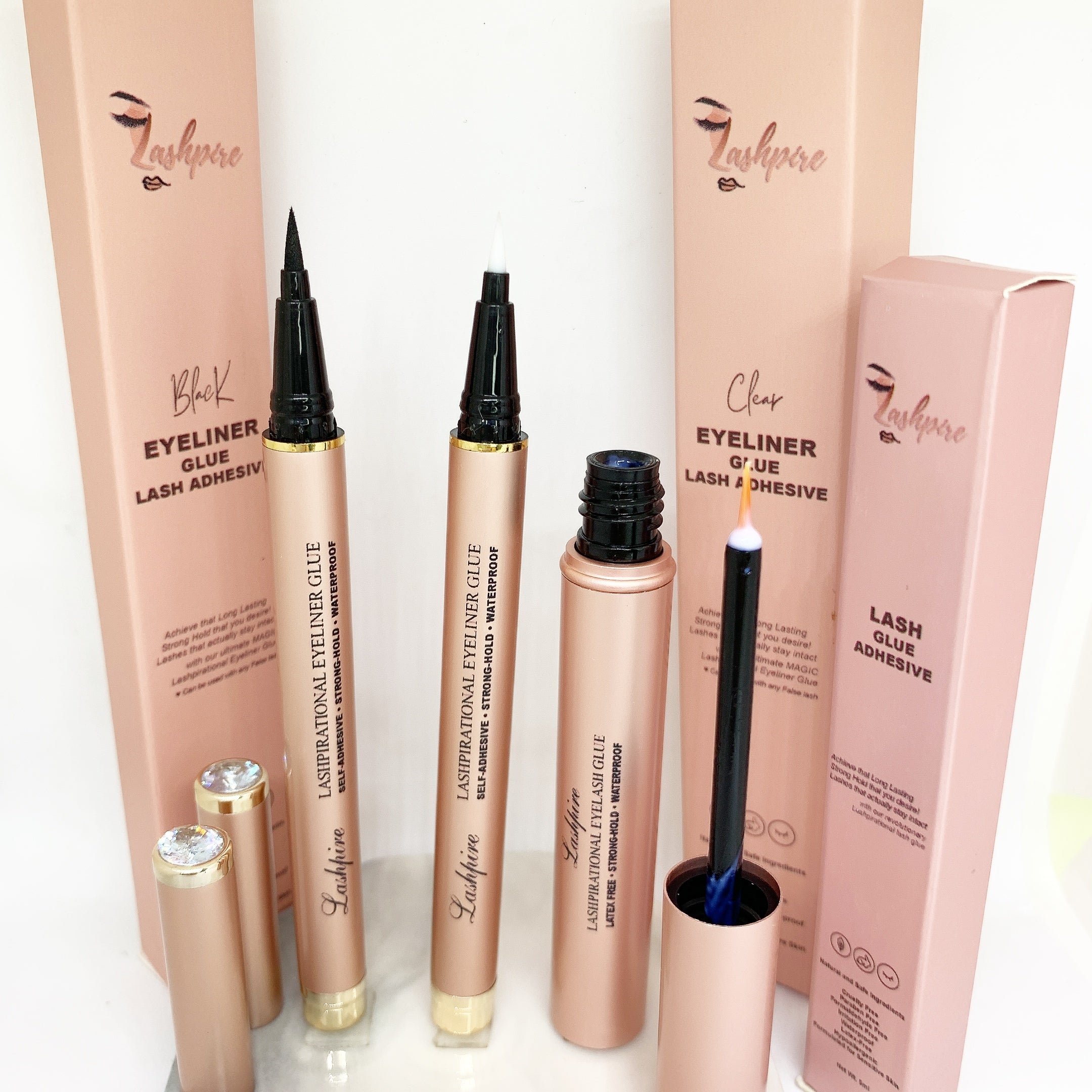 LASHPIRE® Lashpirational TRIO-3 Eyelash Glue Bundle