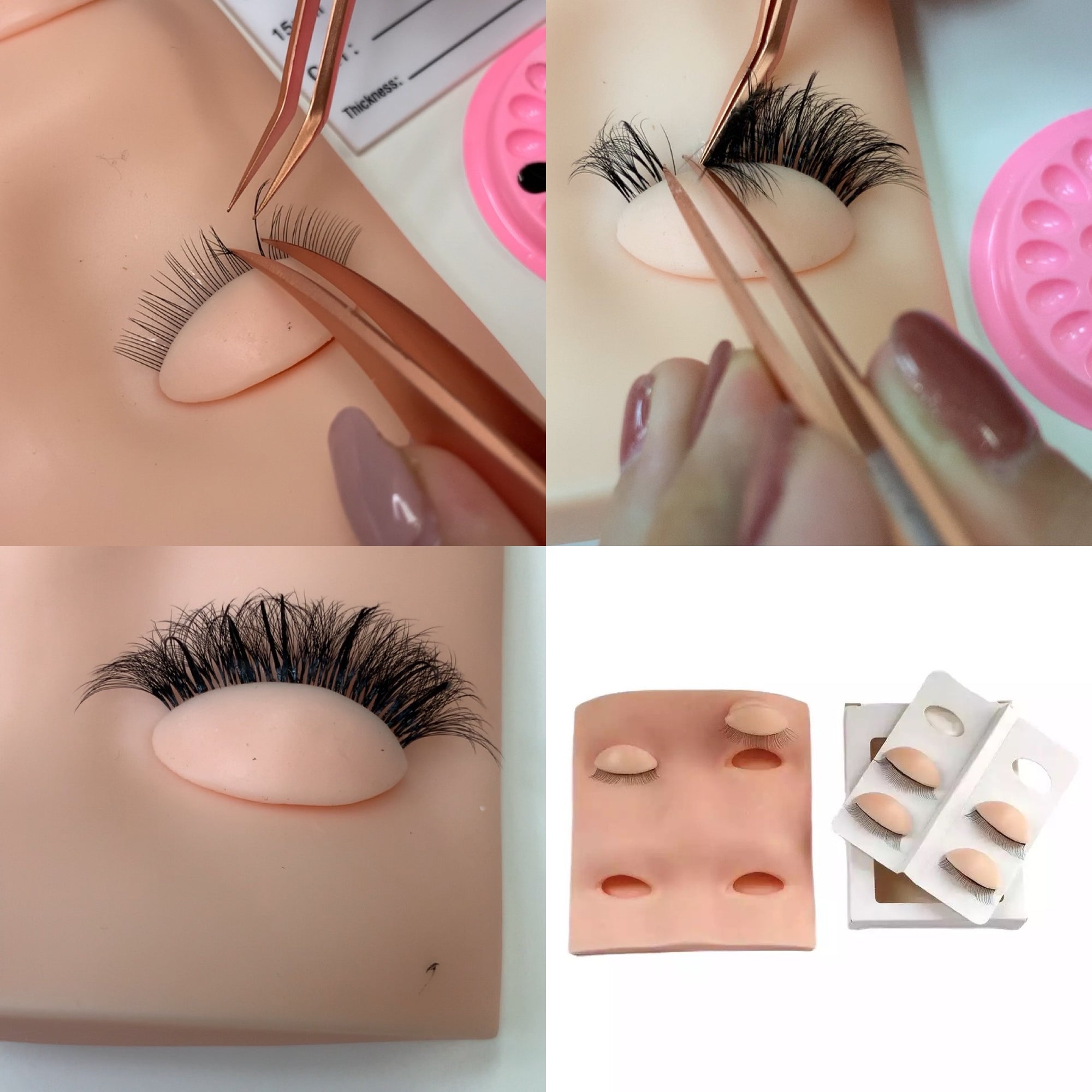 Mannequin Head with Removable Replaceable Eyelids