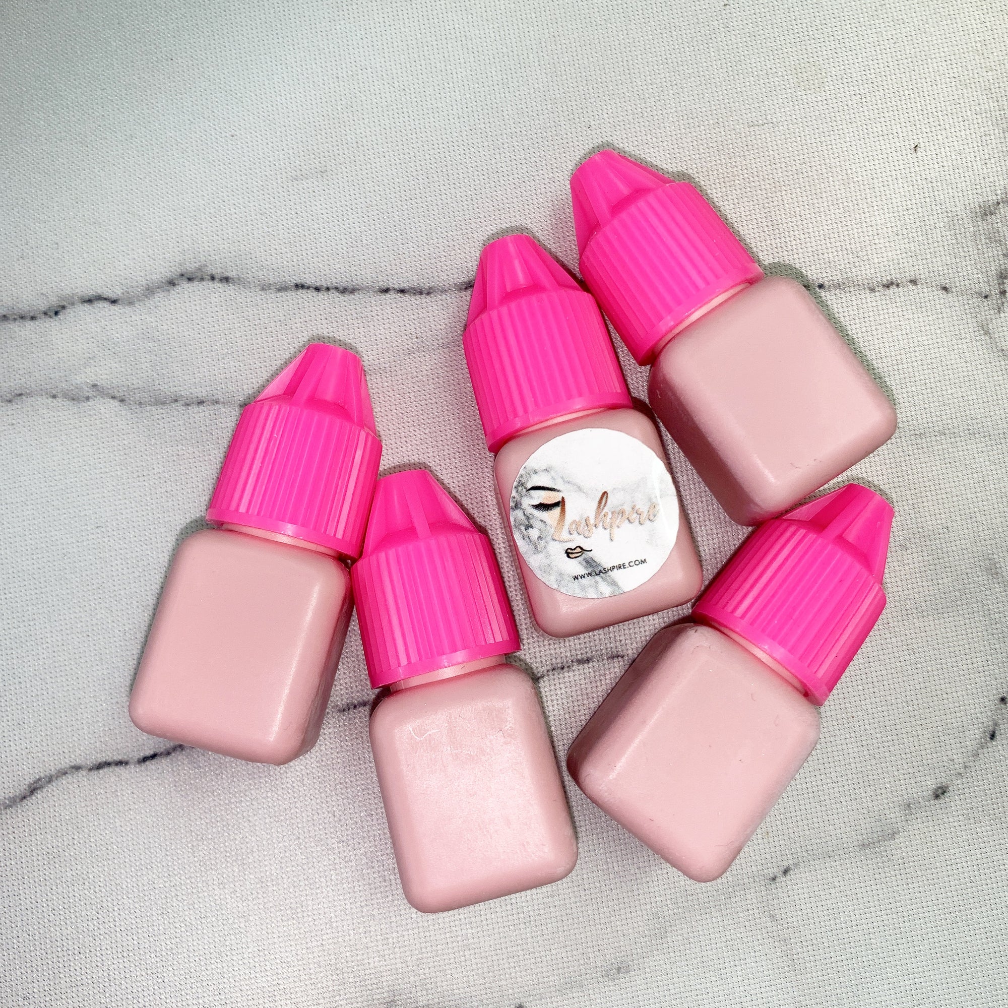 Eyelash Extensions Clear Sensitive Glue - LASHPIRE® Pink Dreams Label