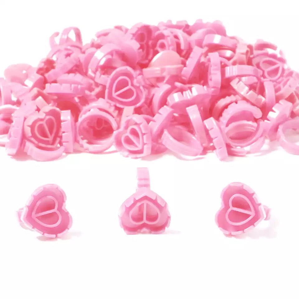 Pink Sweetheart Smart Glue Ring Holder Easy Fan Auto Bloom