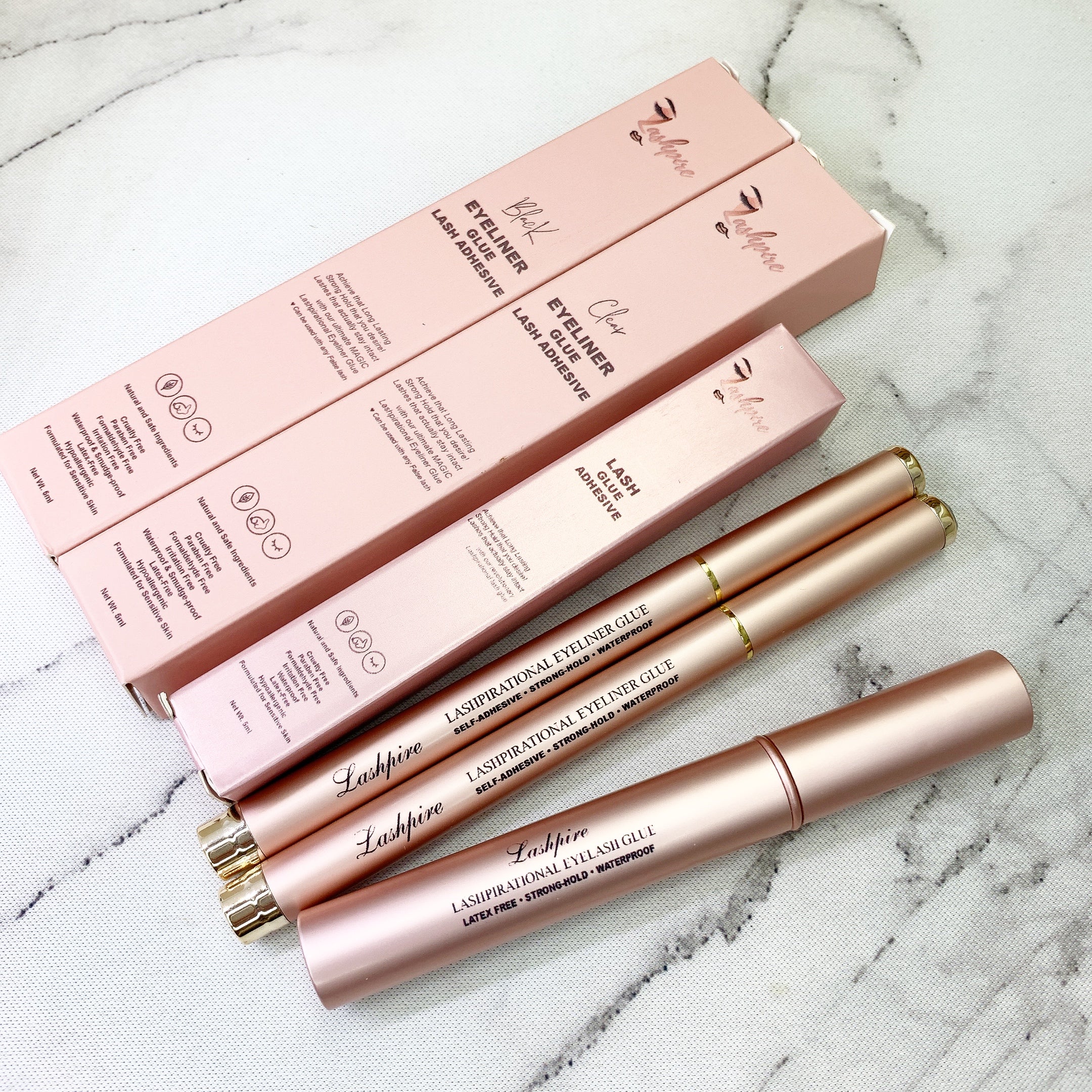 LASHPIRE® Lashpirational TRIO-3 Eyelash Glue Bundle